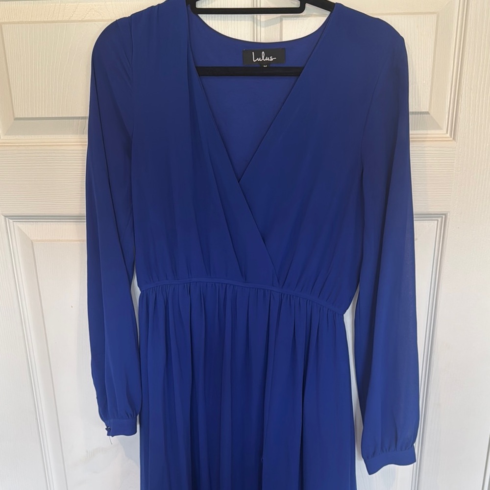 Lulu's Women's Blue Dress